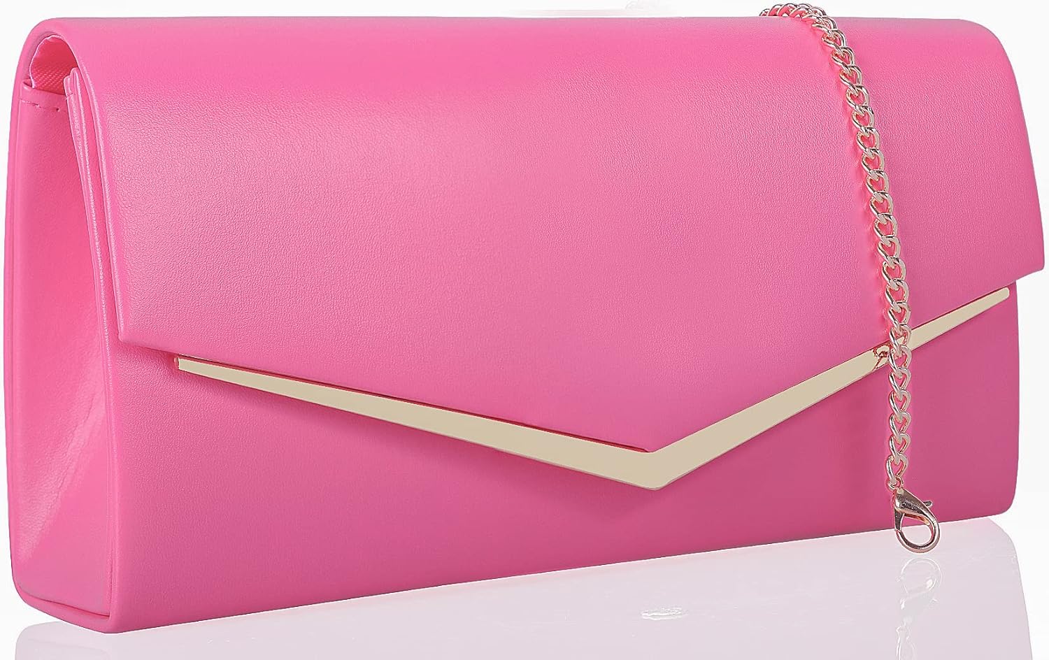 Women’s Evening Handbag Vegan Leather Ladies Envelope Clutch Classic Elegant Purse Bags - Image 8