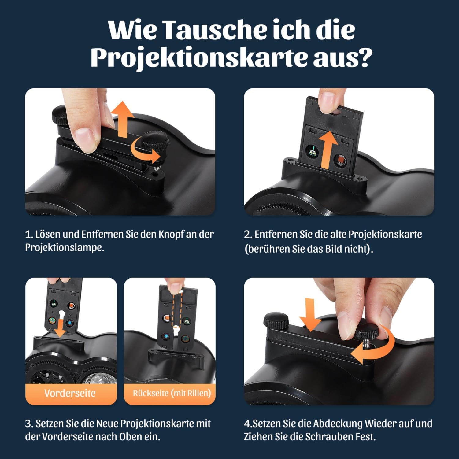 OUSFOT Projektor Weihnachten Aussen, 16 Folien, Halloween Projektor mit Fernbedienung und Timer-Funktion, Geeignet für Erntedankfest, Weihnachten, Neujahr, Partys