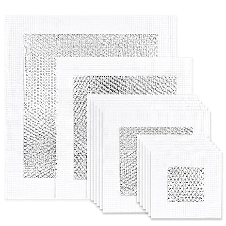Wall Repair Patch, 14PCS Filler for Walls, Wall Patch, 2/4/6/8 Plasterboard Repair Patch, For Home Repairs, DIY, Wall Restoration and Patchwork on Drywall and Plaster Surfaces