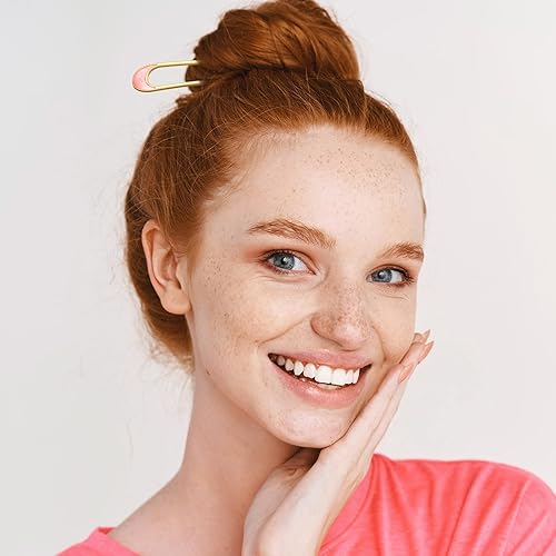 Miniatura 5 de Cindeer 13 piezas Tenedores en forma de U Metal Horquilla de pelo Estilo Francés Palillo de pelo Cáscara de tortuga Pin de metal para el pelo