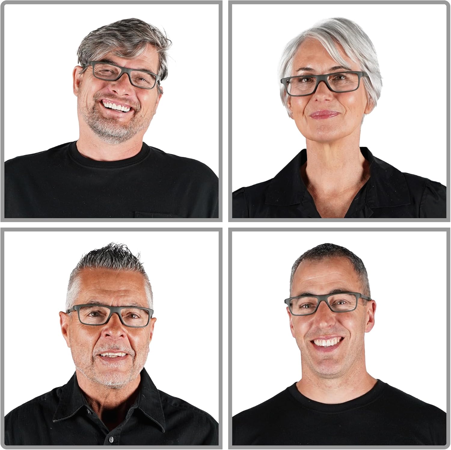 Clic Magnetic Reading Glasses for Men or Women, Soft Foldable Band, Computer Readers, Nashi (S-XL) - Image 5