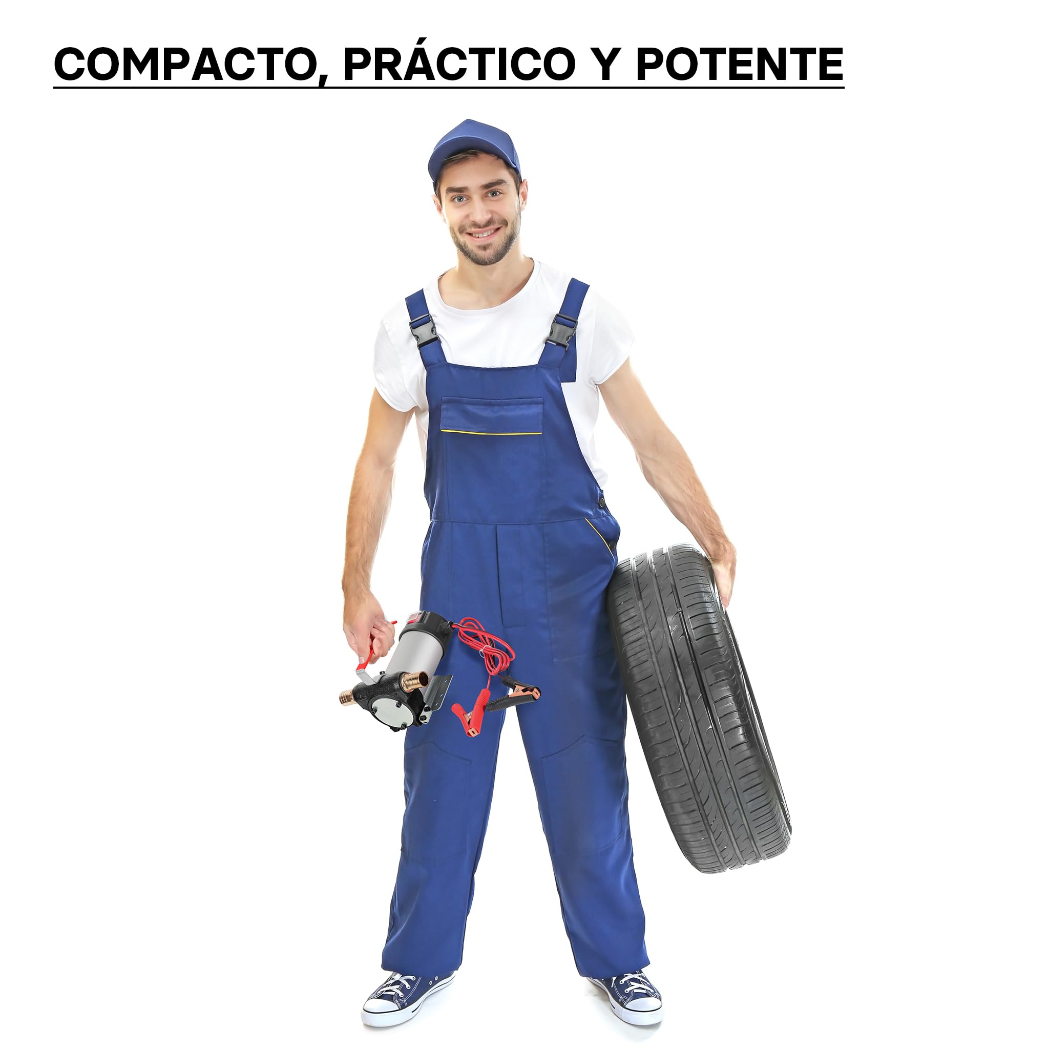 Bomba autoaspirante para bio diésel combustible aceite gasóleo 12V 150W 40l/min bomba de extracción