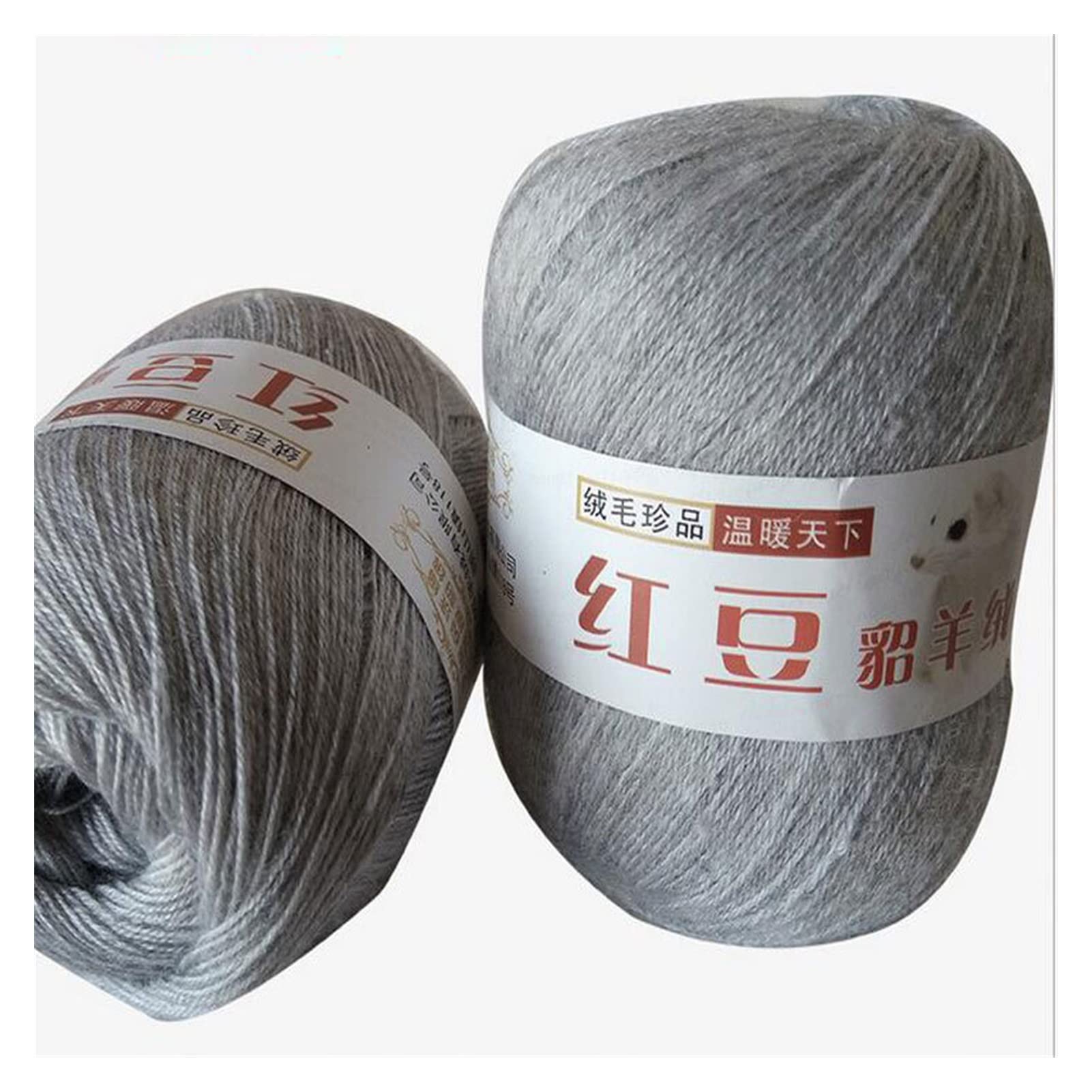 500 g de Hilado de Lana de visón de la Mano de 500 g for Tejer Anti-Pilling Cableado de Terciopelo Suave Suave Tejido de Punto de Hilados Compañero Ovillos Lanas (Color : 05)