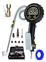 Vista 9 de AZUNO Inflador Digital de Neumáticos con Medidor de Presión, 200 PSI, Accesorios de Compresor de Aire de Servicio Pesado, Viene con una Caja