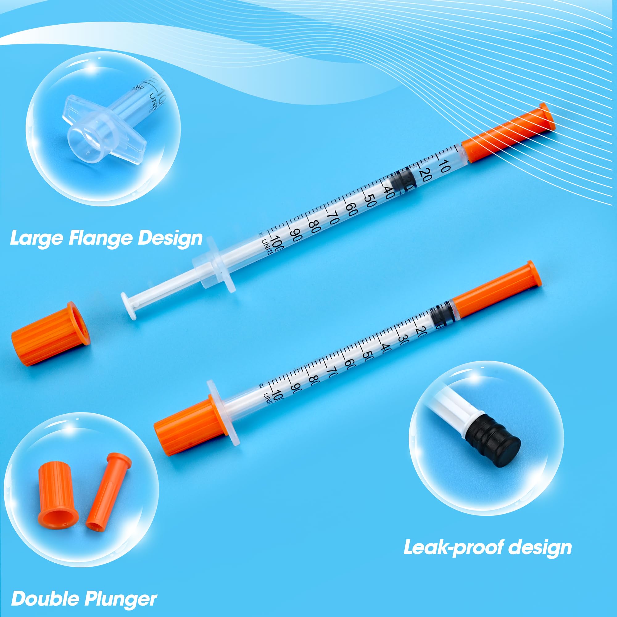 20 Stück Transfer Werkzeug mit Skala, 1ml Mehrzweck-Messgeräte (29g 13mm), einzeln versiegelt für die Flüssigkeitstrennung, DIY, Laborzubehör