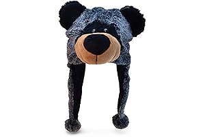 Adorable Brown Moose Plush Hat for Warm Winter Adventures