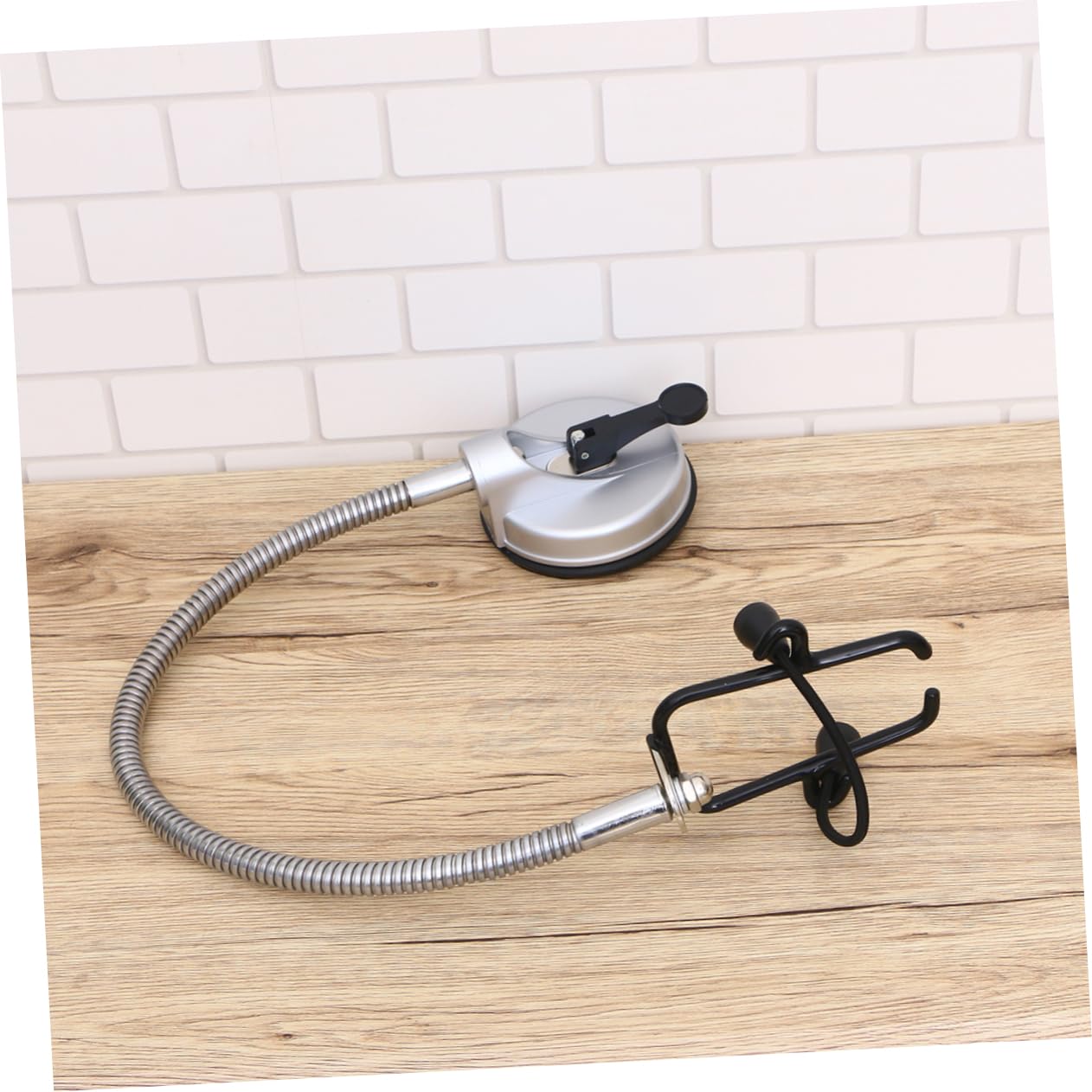 Hair Dryer Holder Wall Mount Hands Dryers Universal Dryer Holder Hair Dryer Stand Hair Dryer Clamp Silver