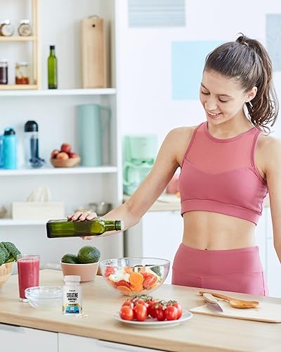 Miniatura 9 de Cápsulas de monohidrato de creatina, 1000 mg, 60 cápsulas vegetales, 30 porciones, para hombres y mujeres