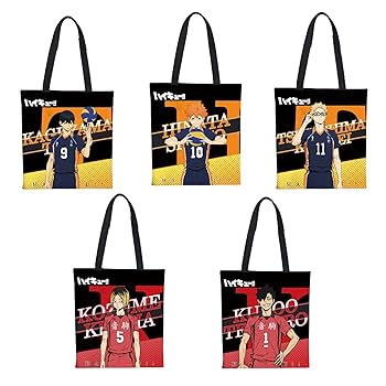 ハイキュー!!×BABYDOLL ポーチ　トートバッグ　孤爪研磨 Amazon.co.jp: ハイキュー トートバッグ エコバッグ ポーチ 孤爪