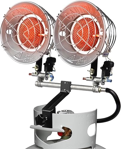 Outvita Calentadores portátiles para patio, calentador de tanque de propano para exteriores, calentador portátil de 30,000 BTU para camping, patio, disponible en Yaxa El Salvador