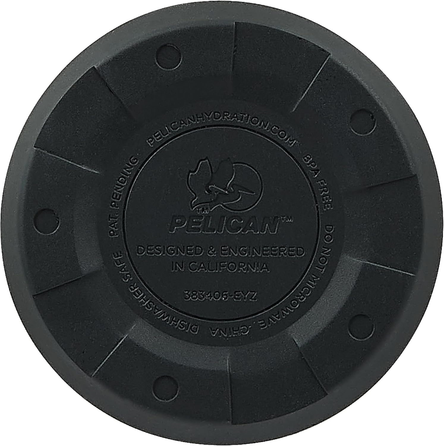 Pelican Hydration Pelican Pacific™ 26 oz Vacuum Insulated Tumbler - Recycled Stainless Steel Double Wall Travel with Dual Lid, Powder Coated Insulated Water Bottle For Cold Drinks, Jet Black - Image 9