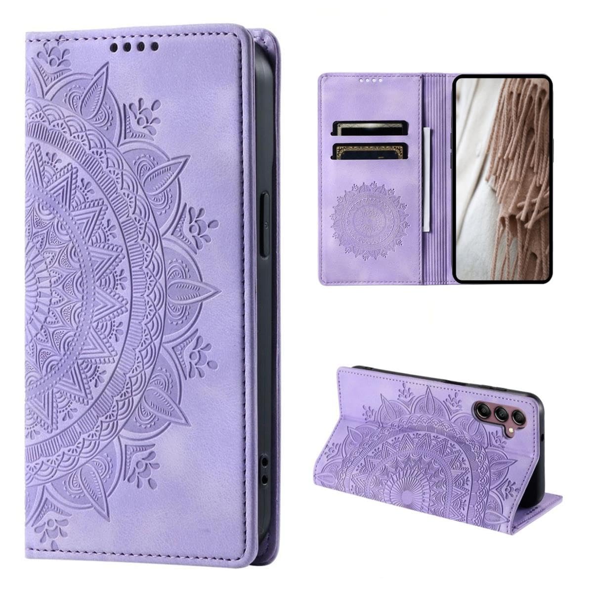 CoverKingz Portafoglio Magnetico Per Huawei P20 Lite - Custodia In Pelle Con Slot Carte E Supporto Per Video