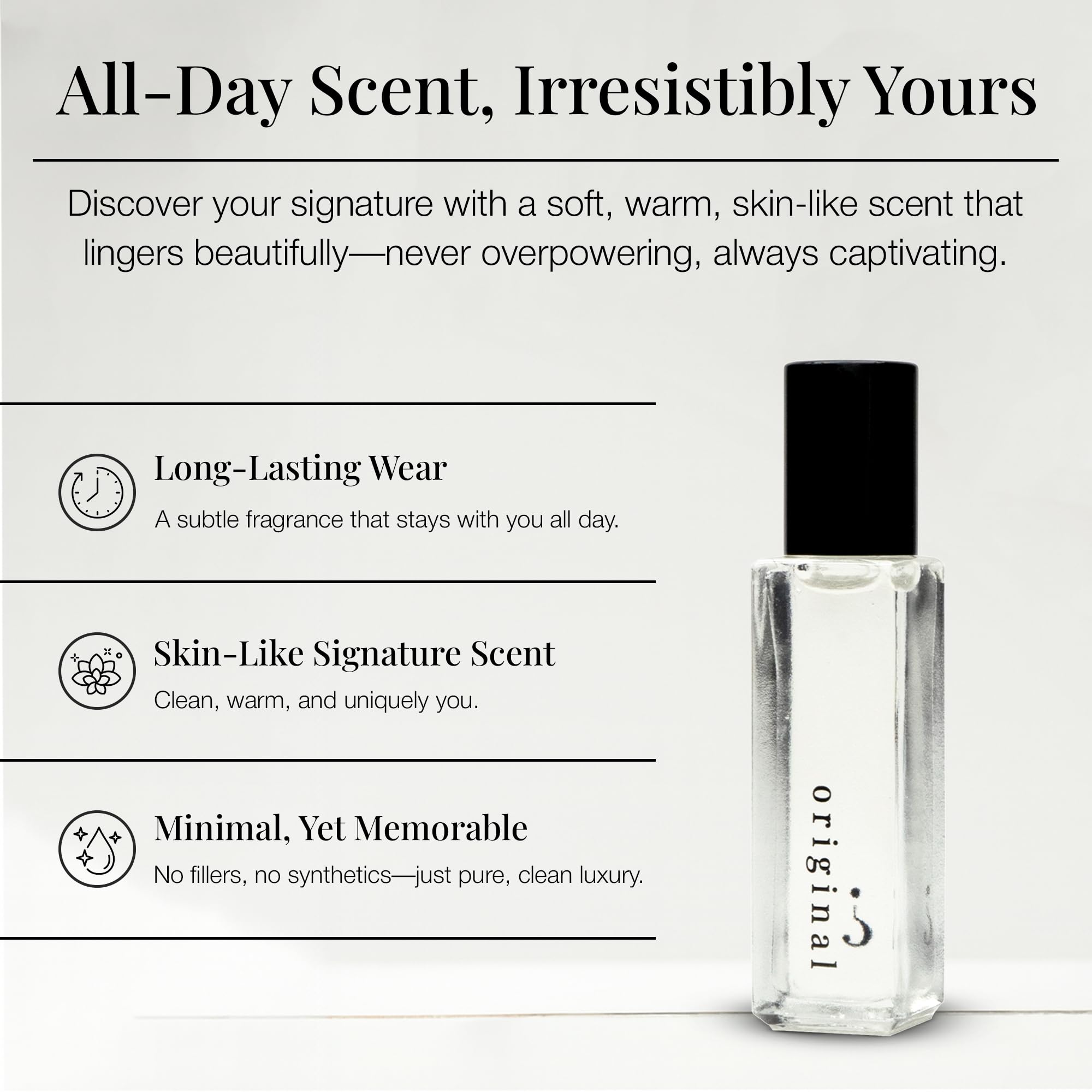 Riddle Original Roll On Pheromone Perfume Made in USA - Premium Rollerball Subtle Fragrance for Women - Long-Lasting Cruelty-Free Alcohol-Free Gentle on Skin - Ideal for Daily Use and Travel