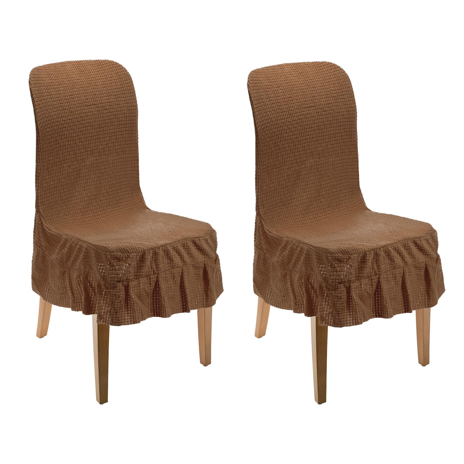 Housse de chaise de salle à manger extensible et lavable pour rénover vos sièges