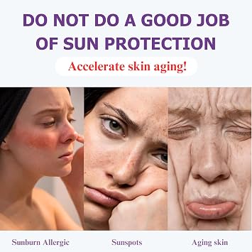 Sunscreen SPF 100+, Sun Cream SPF 100 PA+++, Ultra Light UV Protetion Face Sunscreen, Very High Protection Suncream Factor 100 (2 Pcs)