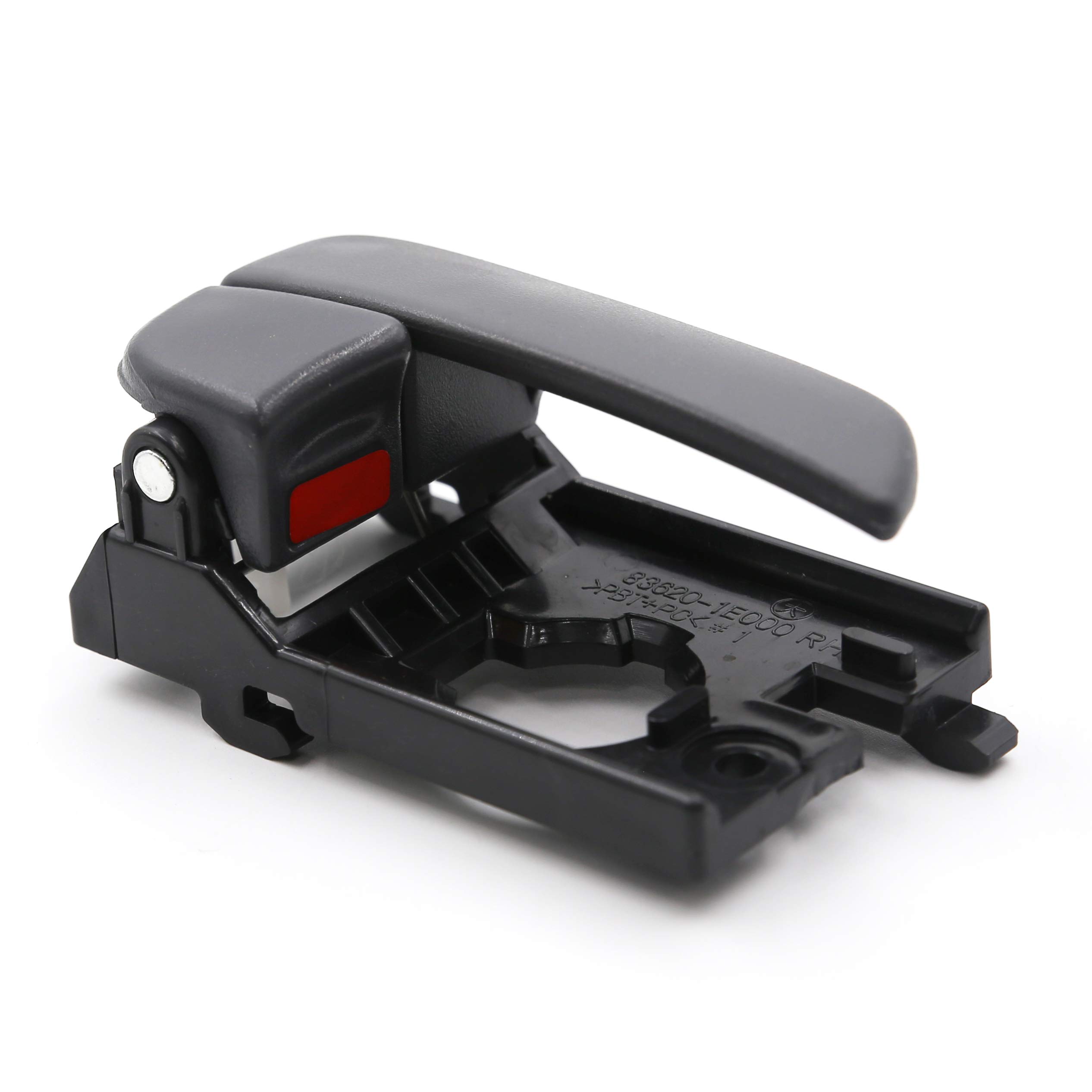 Para Hyundai Accent 2006-2011 Manija De Puerta Interior Delantera, Lado Del Conductor Negro | Con Botón De Bloqueo De Puerta | Recorte:Todos Los Submodelos | HY1352115 | 826101E020WK