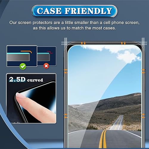 Miniatura 3 de SacredShield Paquete de 3 protectores de pantalla para Moto G Stylus 5G 2021, vidrio templado, dureza 9H, sin burbujas, fácil de instalar