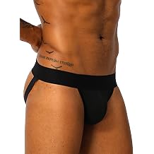 Mens Jockstrap Underwear Sexy mens lingerie Wide Belt Athletic Supporter