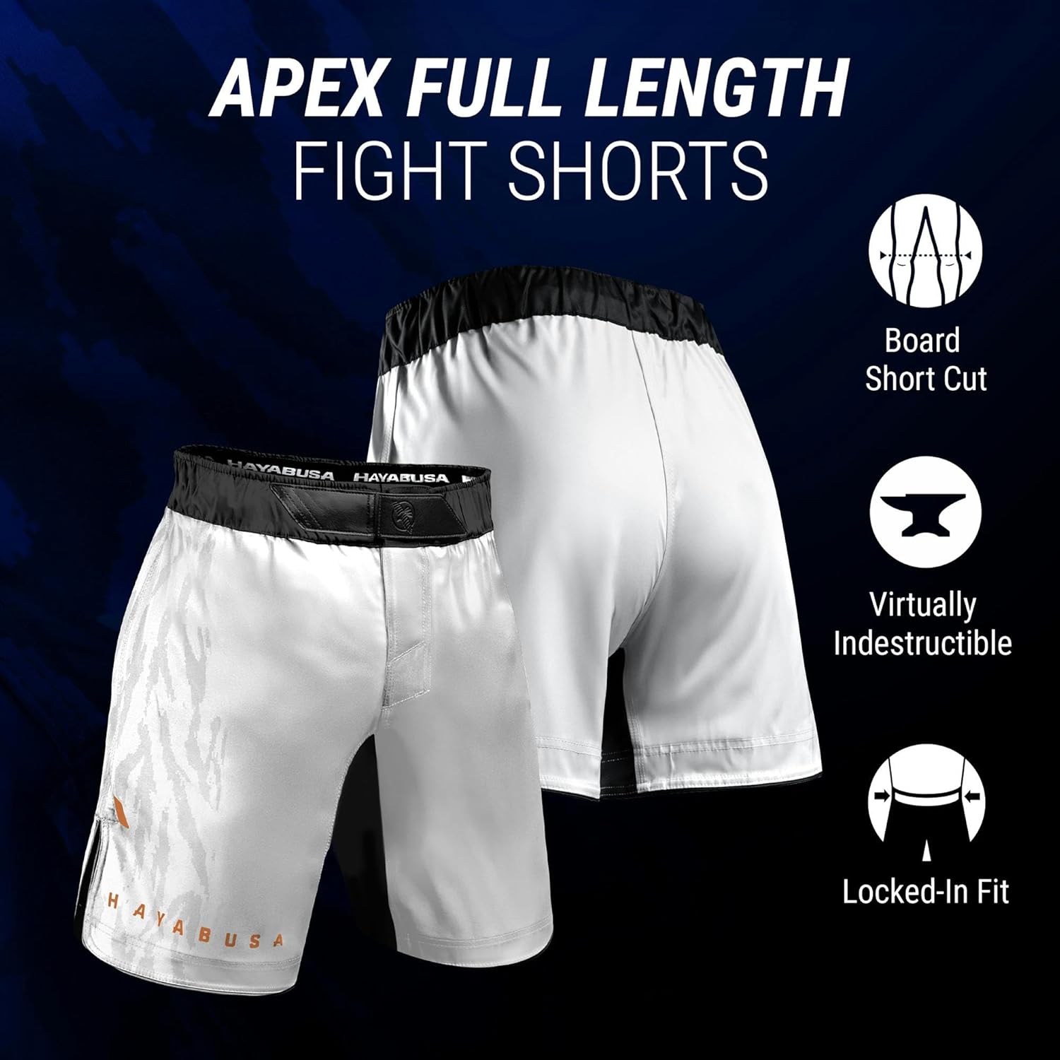 Hayabusa Men's Apex Full Length Fight Shorts