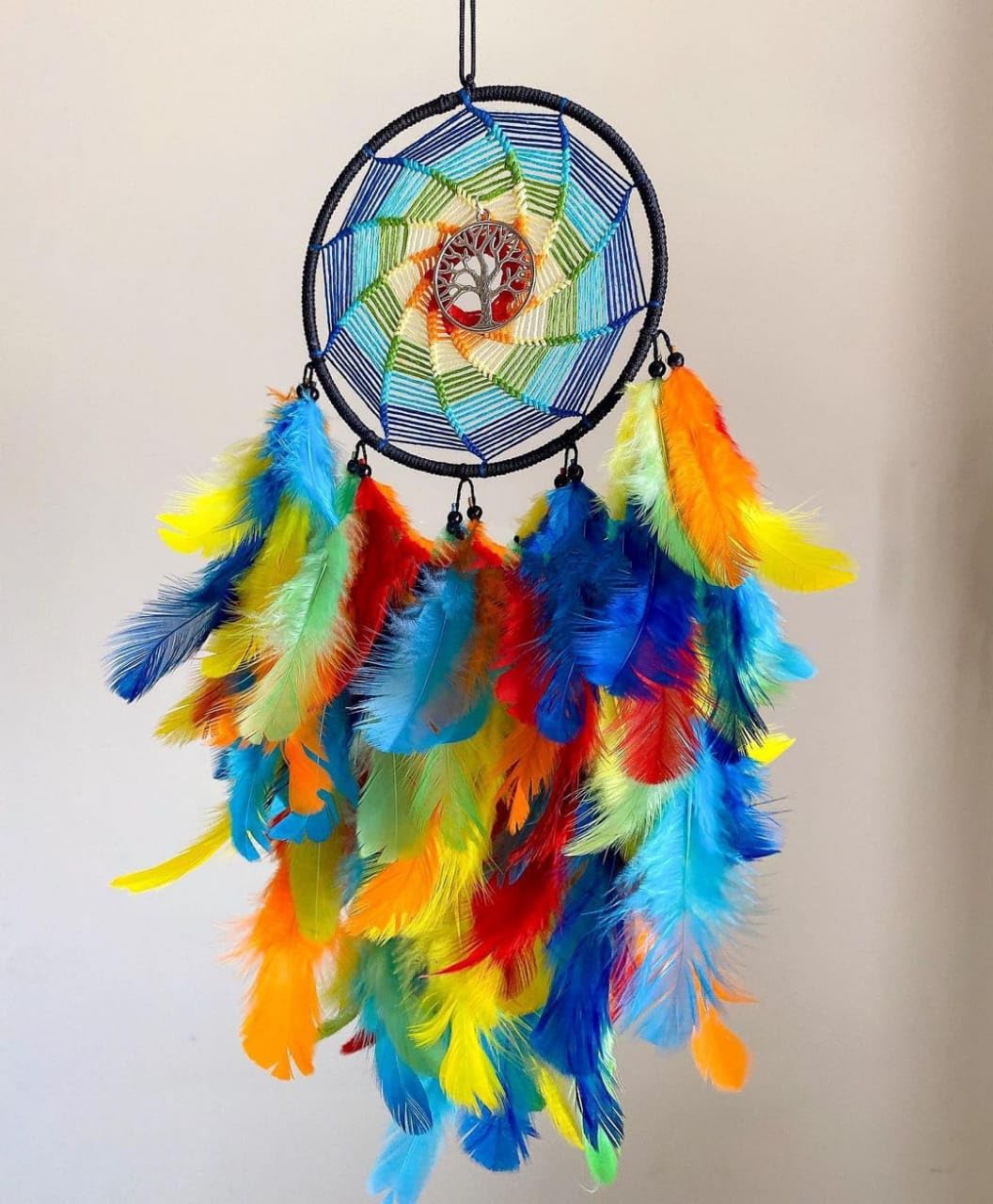UVID 6INCH Dream Catcher Multi Colour Dream Catcher for Wall Hanging,Home Decor and IT CAN BE Used for Gifting-image-48