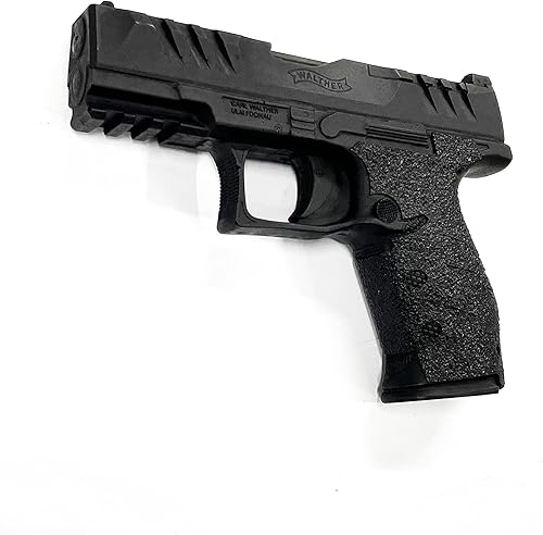 Miniatura 4 de Handleitgrips Mejora de cinta de agarre de goma texturizada para un Walther PDP 9 Compact