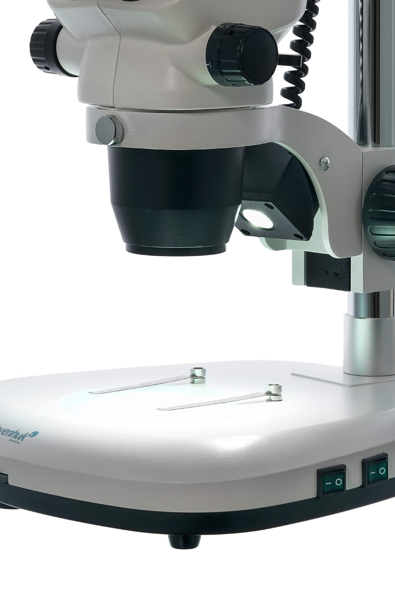 Levenhuk Zoom 1T Microscopio Estereoscópico Trinocular con Rango de Ampliación de 7X–45x y Amplia Distancia de Trabajo de 23,5 cm