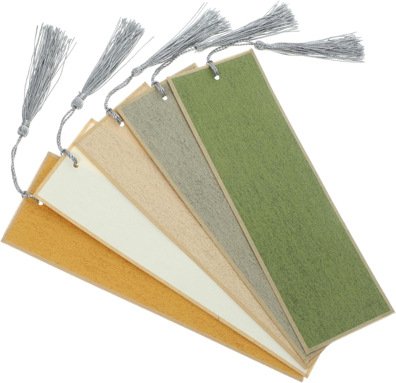 Unfinished Blank Bookmarks 5 Pack Chinese Style Paper Book Marks for Calligraphy DIY Crafting