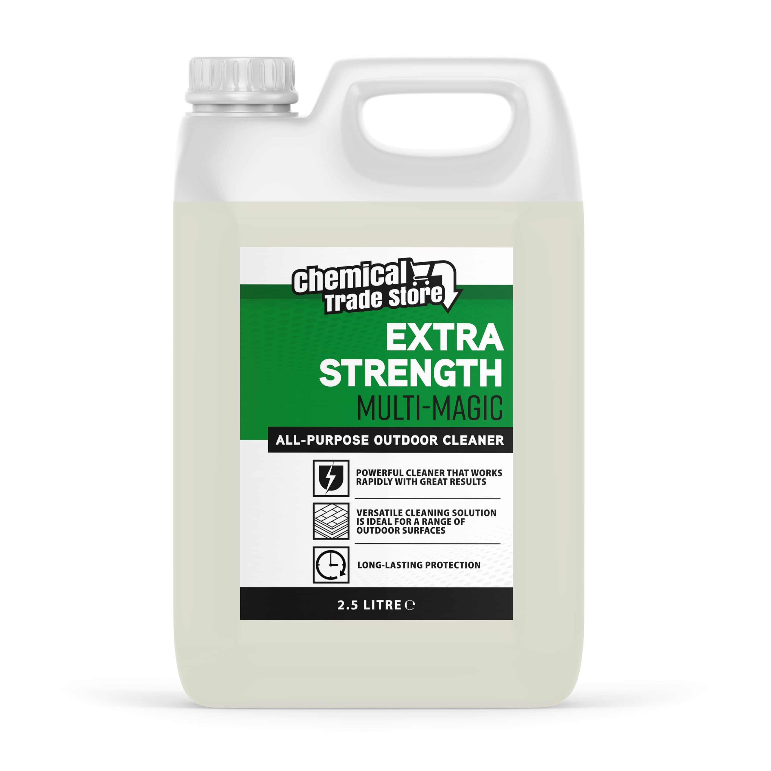 Multi Magic Fast Patio Cleaner | Outdoor & Garden Surface Cleaner for Patio, Decking, Fencing, Stone, Concrete & More | Eliminates Black Spots, Algae, Mould, Lichen (Up to 12sqm coverage) - 2.5 Litre