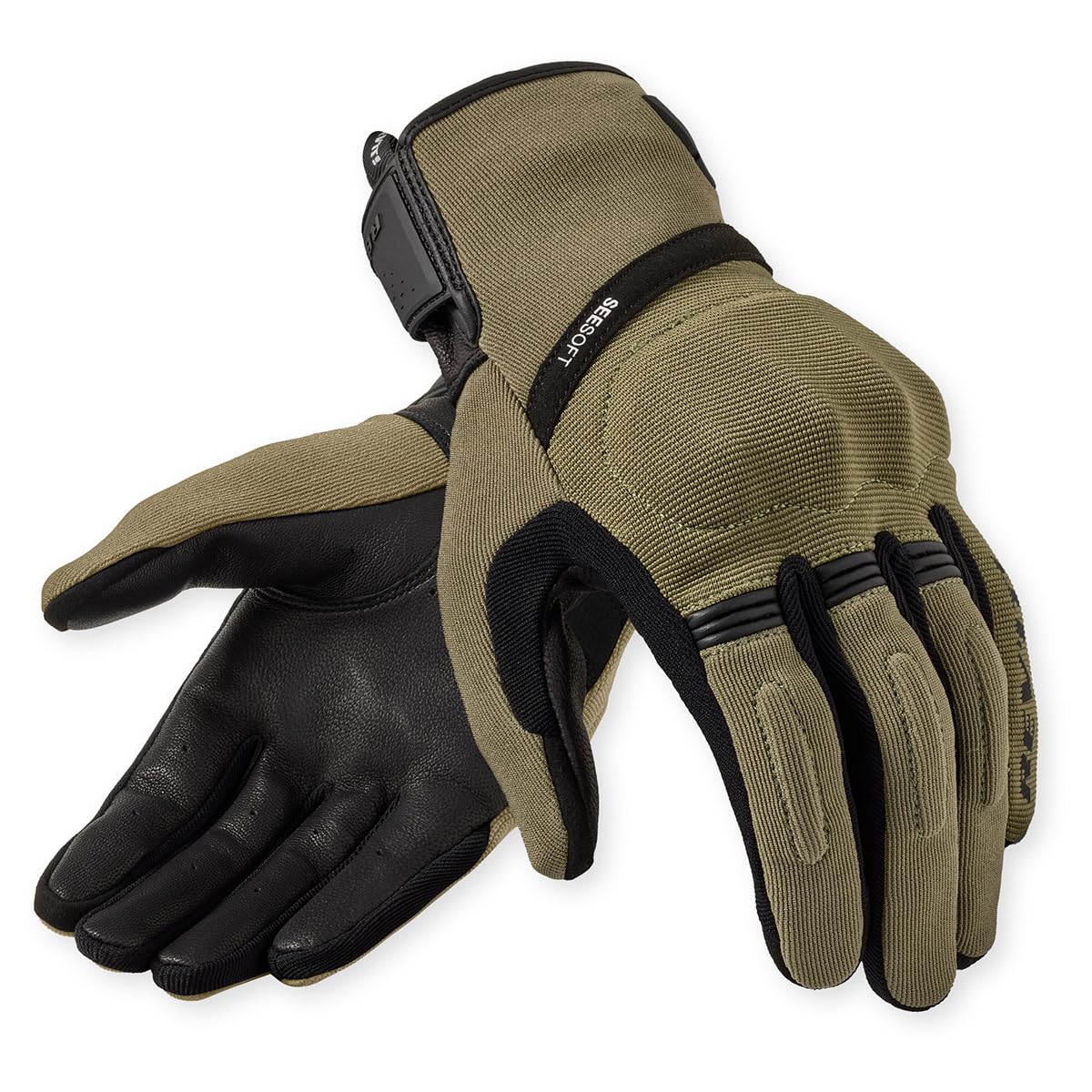 Revit Mosca 2 Motorrad-Handschuhe + Produktbeschreibung (schwarz-grün, Größe M)