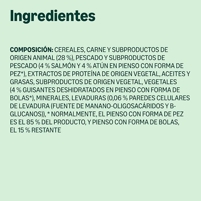 Foto 6 de 8 de by Amazon - Alimento seco Completo para Gatos Adultos con salmón, atún y Verduras, 1 Pack de 10 kg