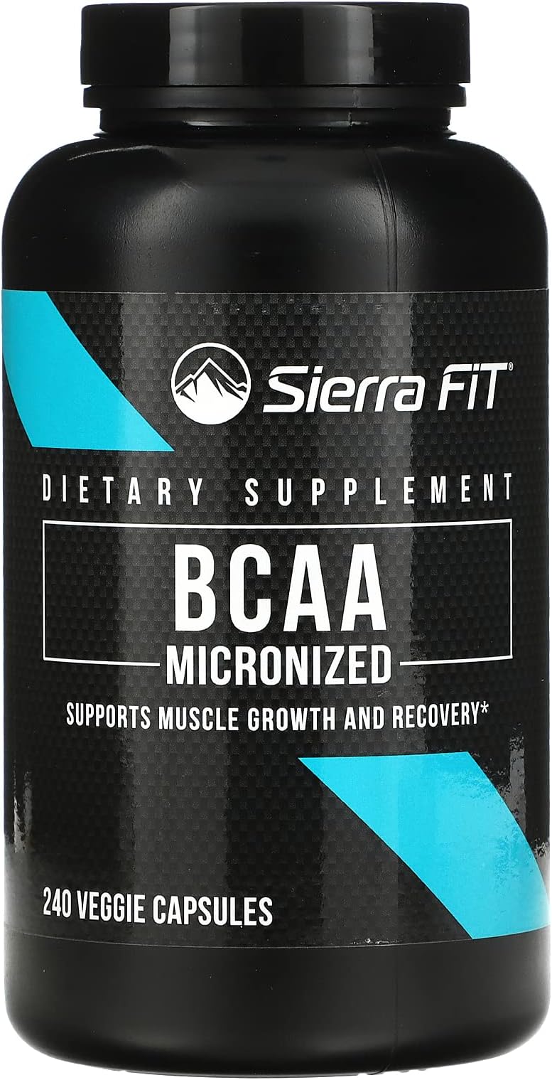 Sierra Fit BCAA Micronized (500mg,240 Veggie Capsules)