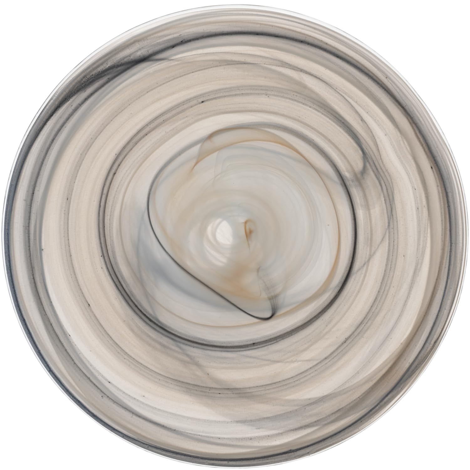 Assiette en verre d'albâtre Leonardo Home 25cm multicolore pour table esthétique et moderne