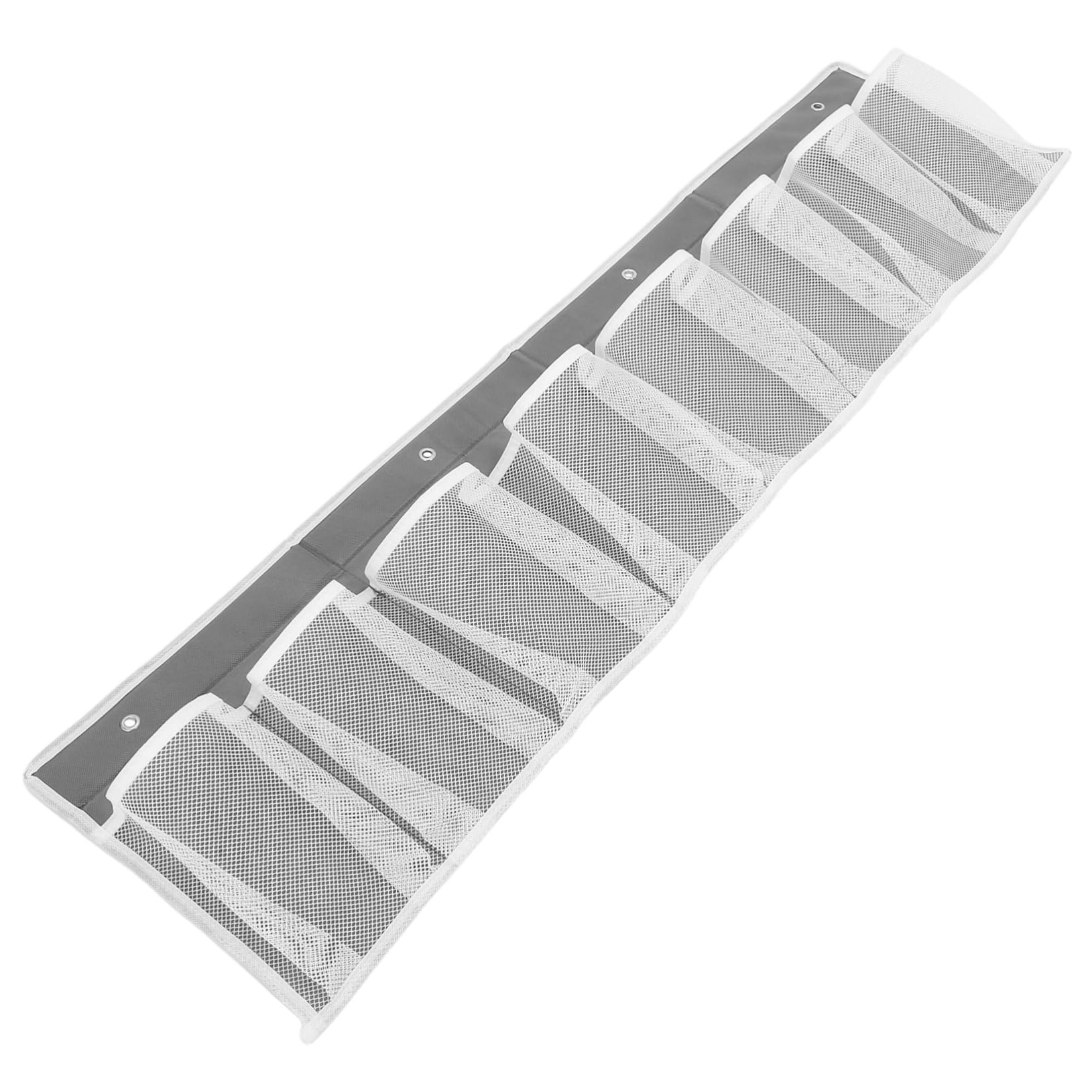 JUMPLAWN Multi Pocket Non Woven Fabric Storage Bag for Space Saving Rv Home Use Efficient Hanging Shoe Rack for Shoes Socks Accessories Grey