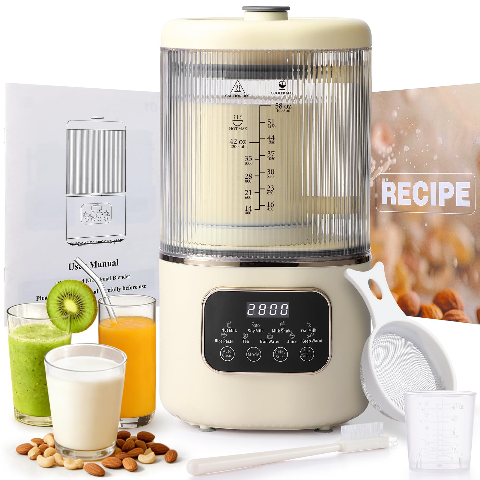 Uoxfill 10 in 1 Nut Milk Maker Machine