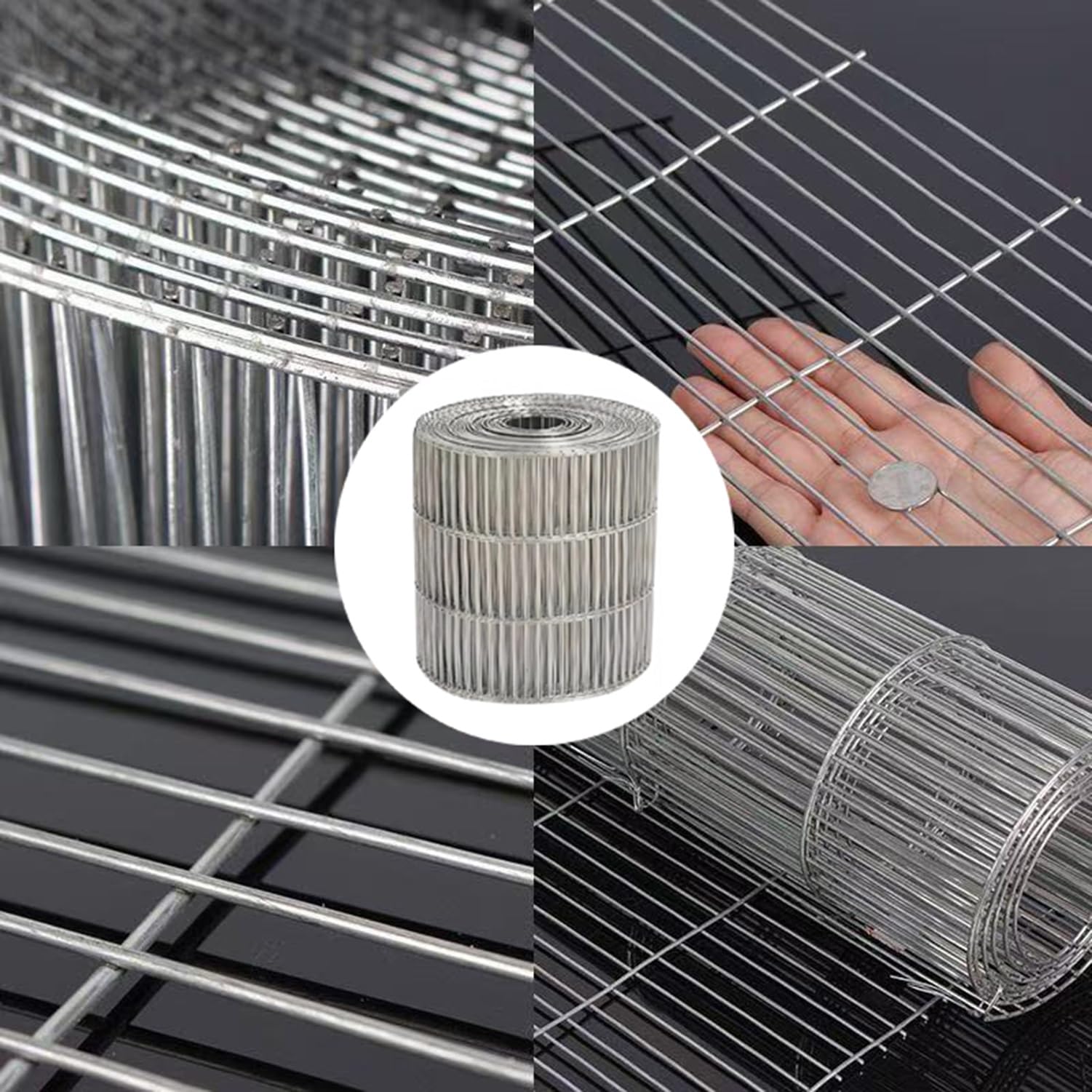 Malla De Alambre Para Aviario, Malla De 1x10cm, Malla Electrosoldada Galvanizada Malla Soldada Para Construir Un Gallinero Para Palomas, Loros, Conejos Y Gallinas(0.6x16m)