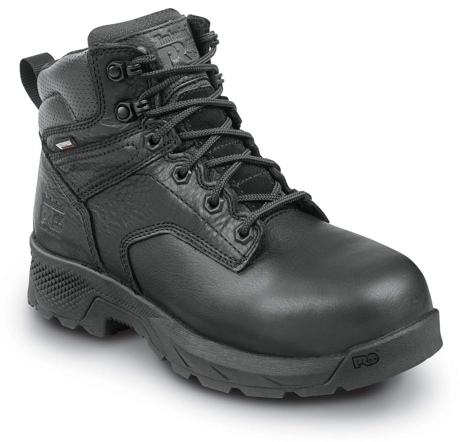 Women's 6 Black TiTAN EV MaxTRAX Composite Toe Waterproof Boot