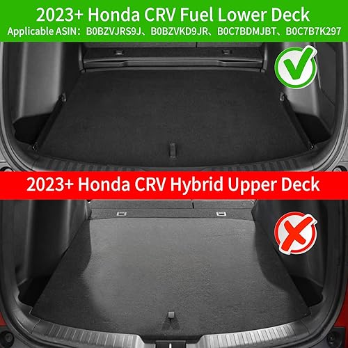 Miniatura 6 de Alfombrillas compatibles con Honda CRV 2023, 2024, 2025, 2026, alfombrillas de carga de elastómero termoplástico, fundas de asiento trasero,