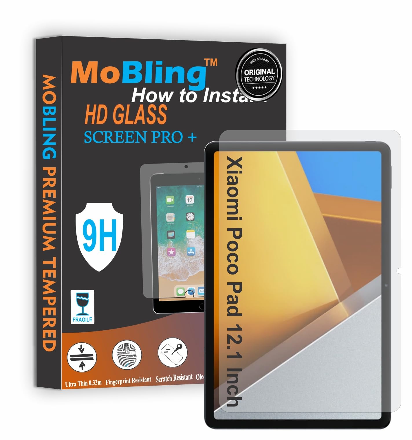 MOBLING Screen Guard Compatible With Xiaomi Poco Pad 2024 (12.1 Inch) Flexible Fiber Screen Protector Not a Tempered Glass, Not Edge to Edge ScreenGuard. (B0D5V6CF3J) Amazon Price History, Amazon Price Tracker