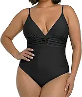 Maiô Plus Size Feminino Modelador Disfarça Barriga Afina Cintura Alças Ajustáveis 52-58 Multicores