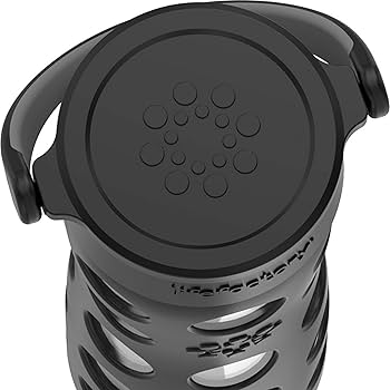 【新品未使用】ライフファクトリー　ガラスボトル　シリコンカバー付き３個まとめ売り ライフファクトリー ガラスボトル シリコンカバー付き3個まとめ売り