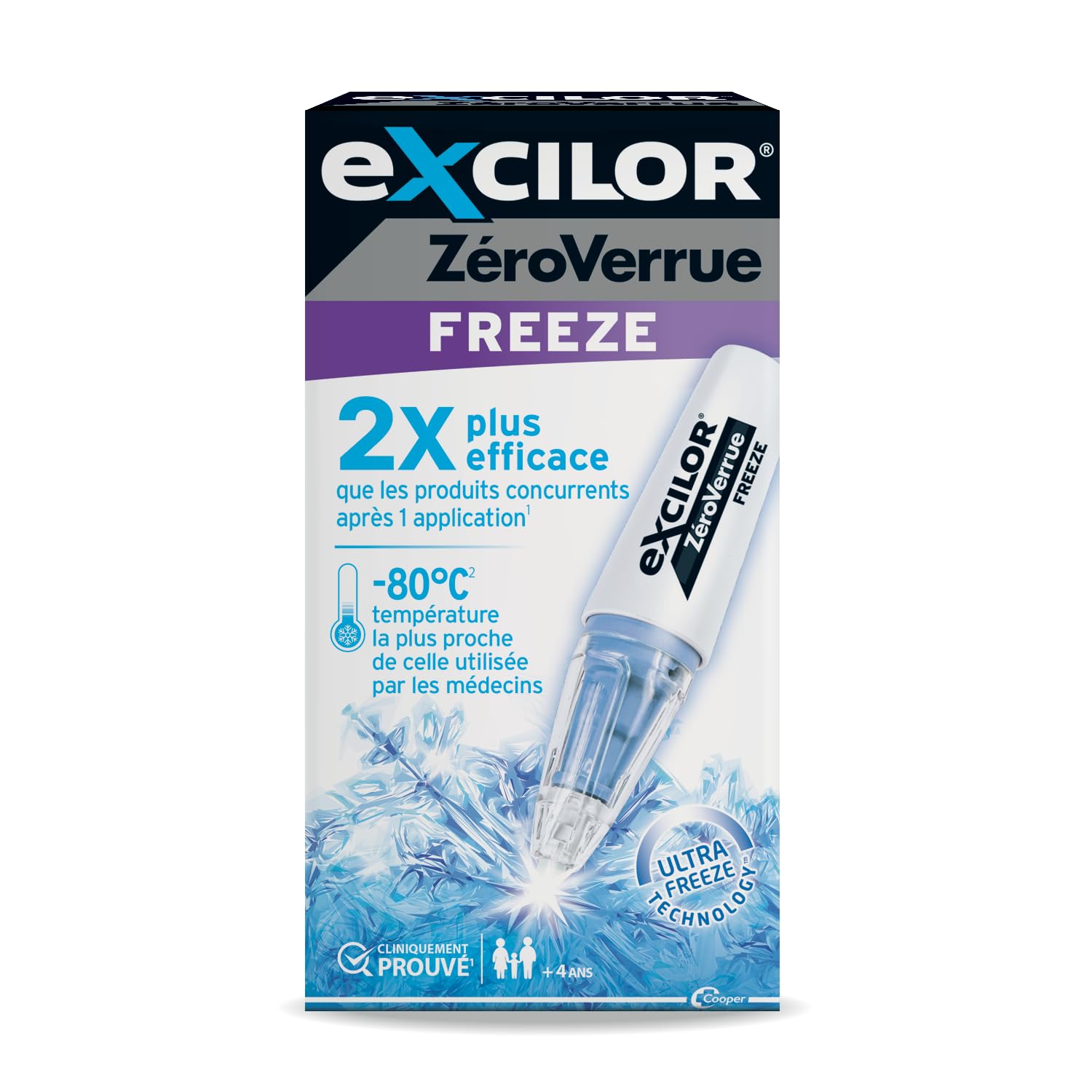 Excilor Zéroverrue Freeze - Traitement des Verrues par Cryothérapie - 10 ml