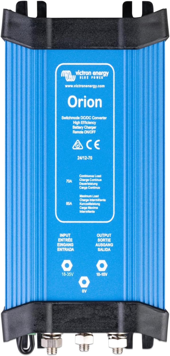 Victron Energy Orion 24/12-Volt 70 amp DC-DC Converter Non-Isolated, High Power
