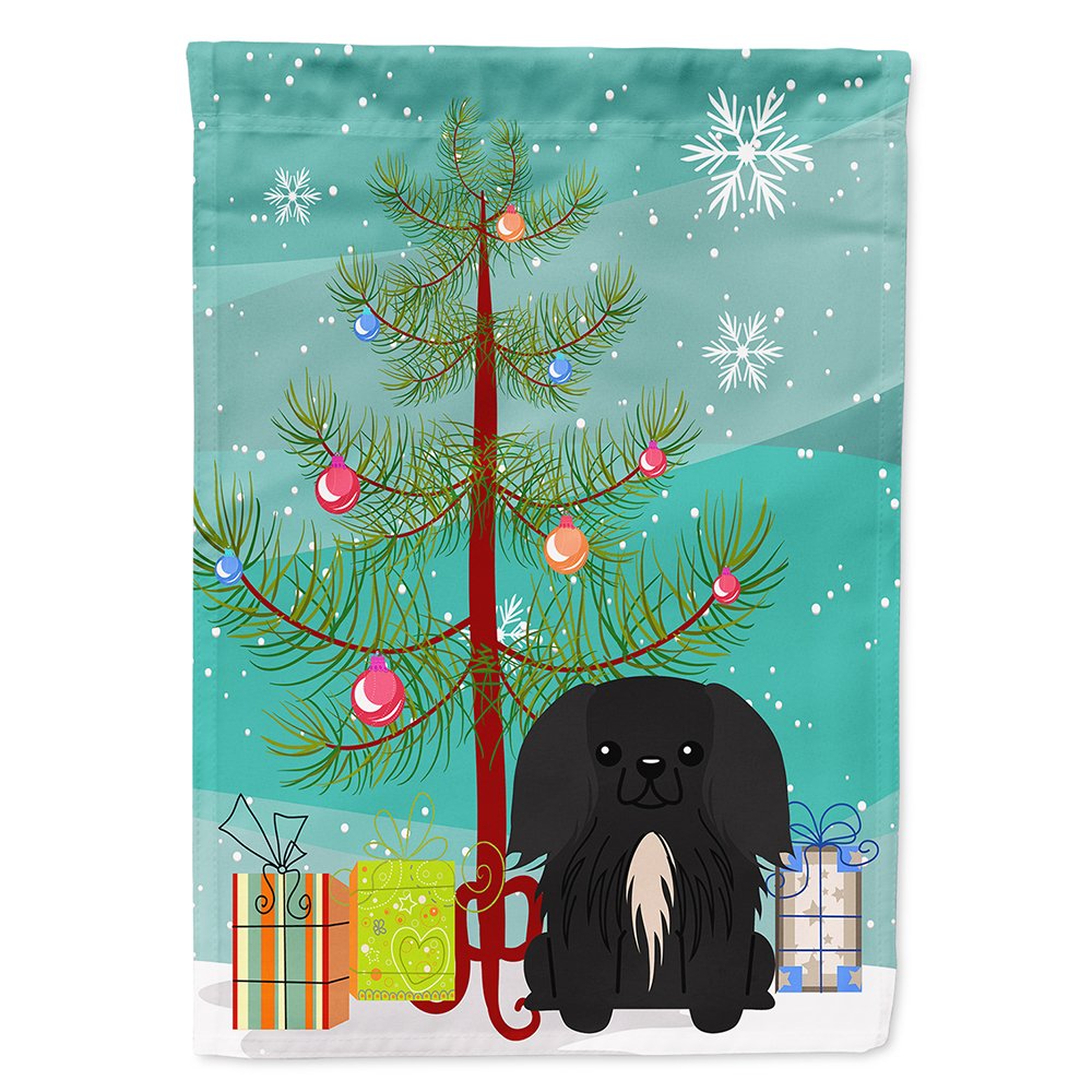 Drapeau Pékinois Noir cadeau idéal Noël pour propriétaire de chien