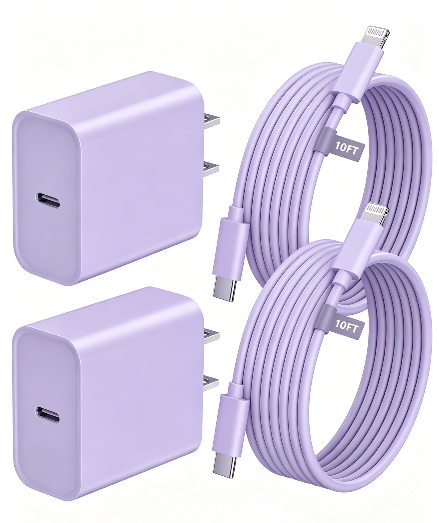 10FT iPhone 14 13 12 11 Charger Fast Charging [Apple MFi Certified]