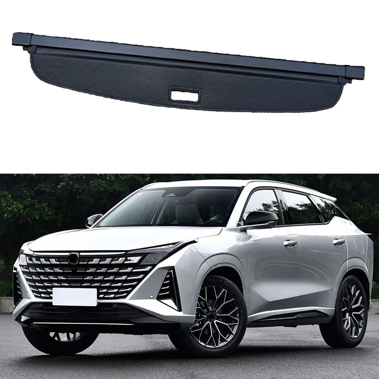 YYFYYDS Retractable Rear Trunk Parcel Shelf,Compatible with Changan UNI-Z,Car storage