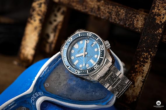 Seiko PROSPEX Analog Automatic Stainless Steel Diver's Watch for Men SPB299J, Blue, Blue, Bracelet
