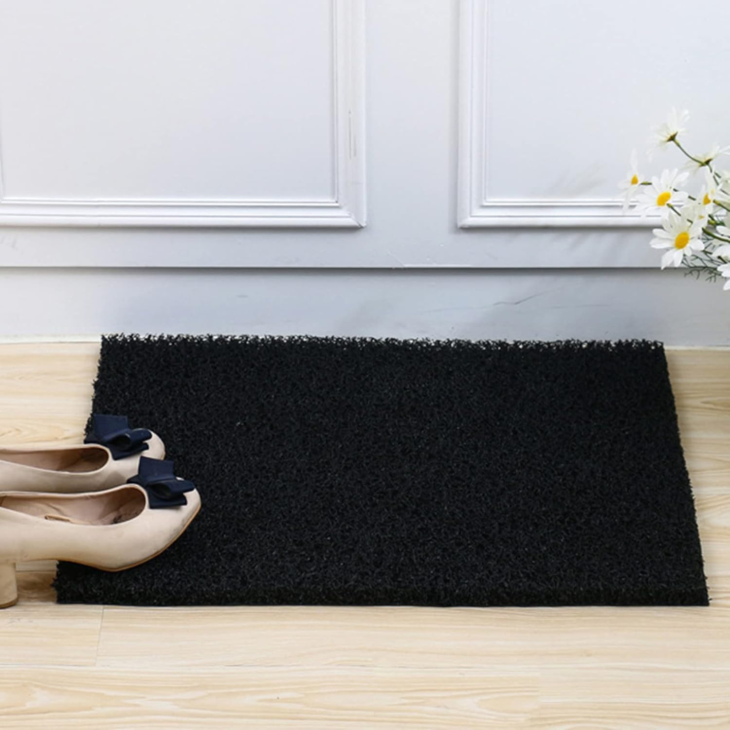 おしゃれな玄関マット 室内も屋外もok 裁断可能 Diy 玄関 マット 屋外 スタイル オシャレ ベランダ 勝手口 室内 ドアマット ラバー ゴムマット カーペット ラグ 泥落とし 滑り止め かわいい 薄型 40 60cm 便利 ペット散歩 事務所 オフィス 梅雨 Faz Co Zm