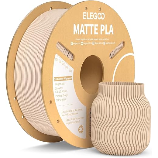 ELEGOO Matte PLA Filament 1KG