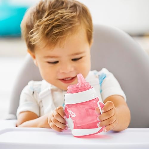 Miniatura 21 de Munchkin® Gentle™ Transition Sippy Trainer - Tazón de 4 onzas, paquete de 2, cuencos de succión azules y Stay Put™ para bebés y niños pequeños,