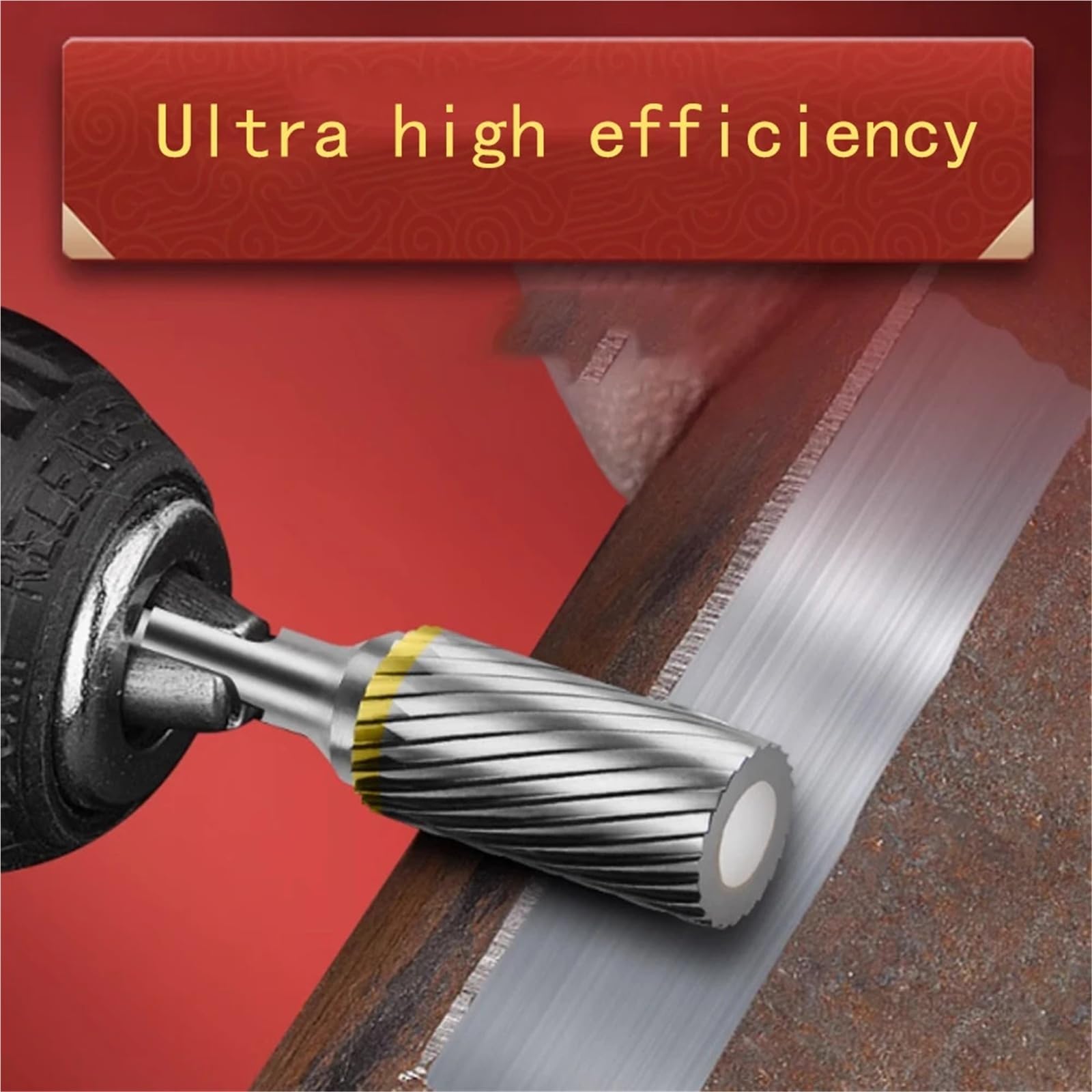 Carbide Rotary File Power Tools Metal Internal Grinding Head Hand Drill Grinding Drill Bit Milling Cutter Reaming Drill(Style A 3-6,10 copies)